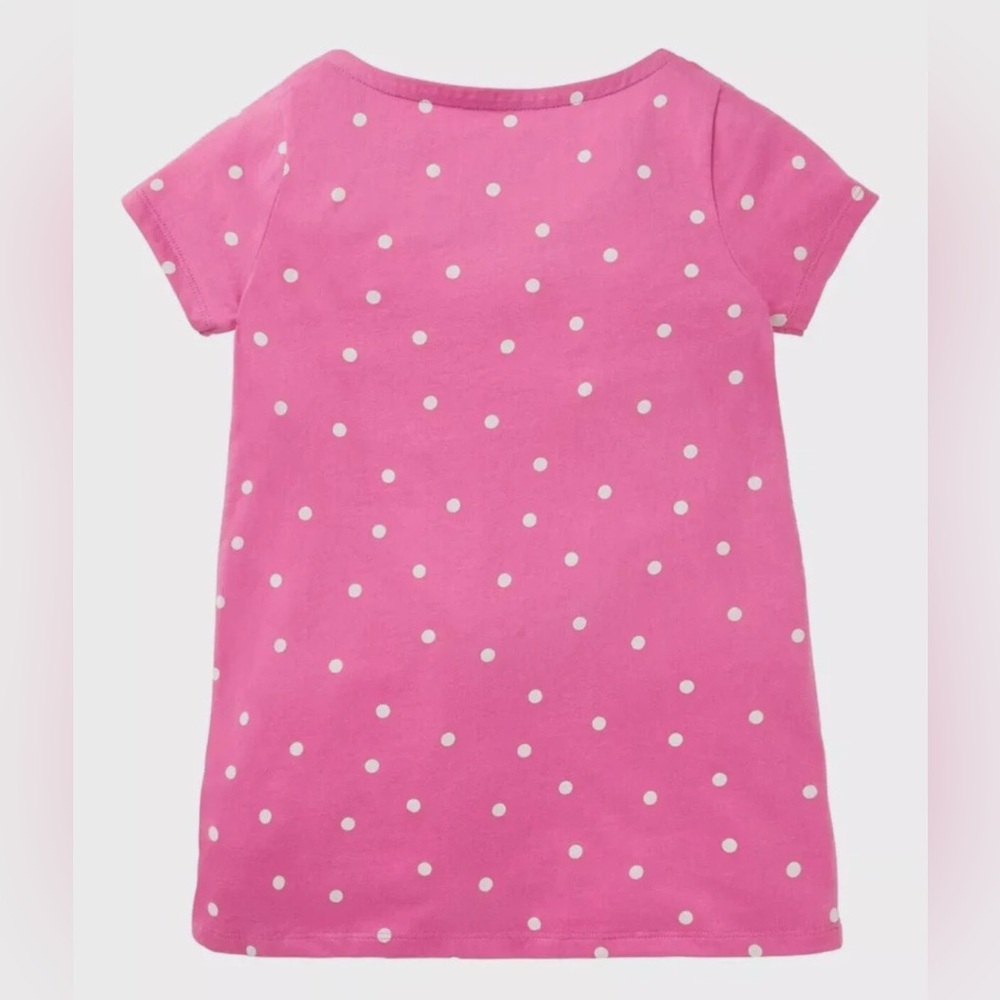 Mini Boden appliqué pocket tunic - pink spot fish - size 3-4Y - Picture 2 of 8